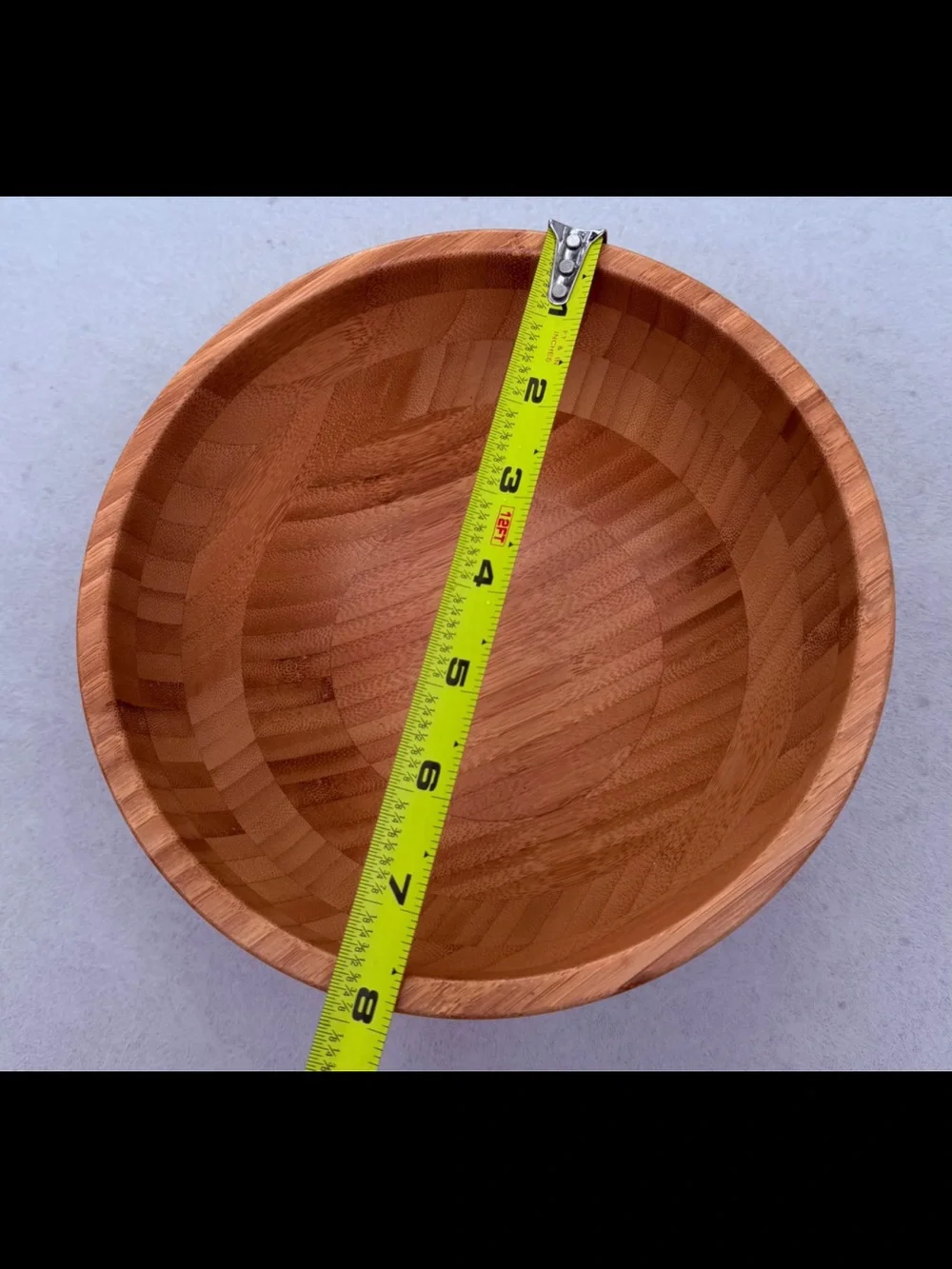 IKEA Bamboo Serving Bowl - Warm Brown